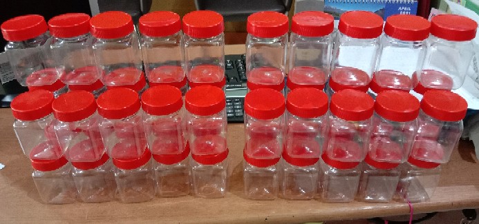 Toples Pet 200ml Minim 24pc /selai/ Madu/ Masker/ Bubuk/ Krim/ Puding/ Kue/ Permen/ Sambal/ Botol