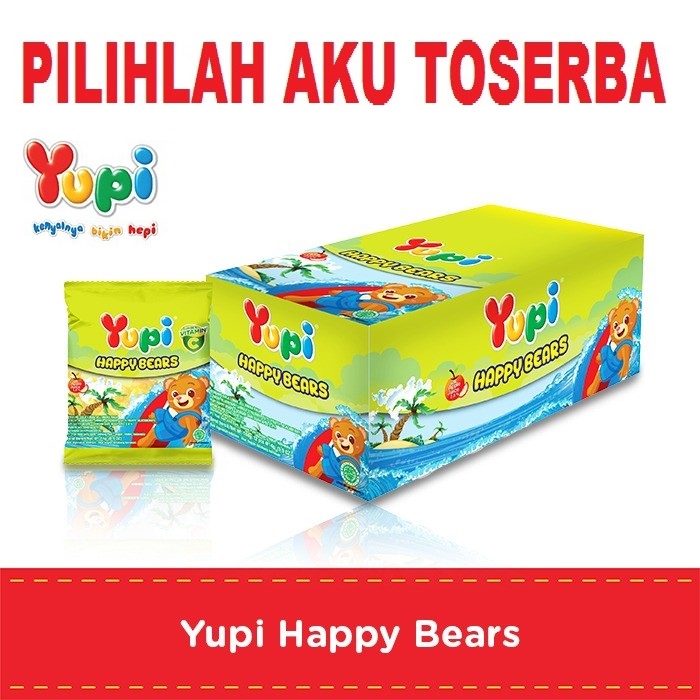 

YUPI HAPPY BEARS isi 12 PCS - ( HARGA PER BOX )