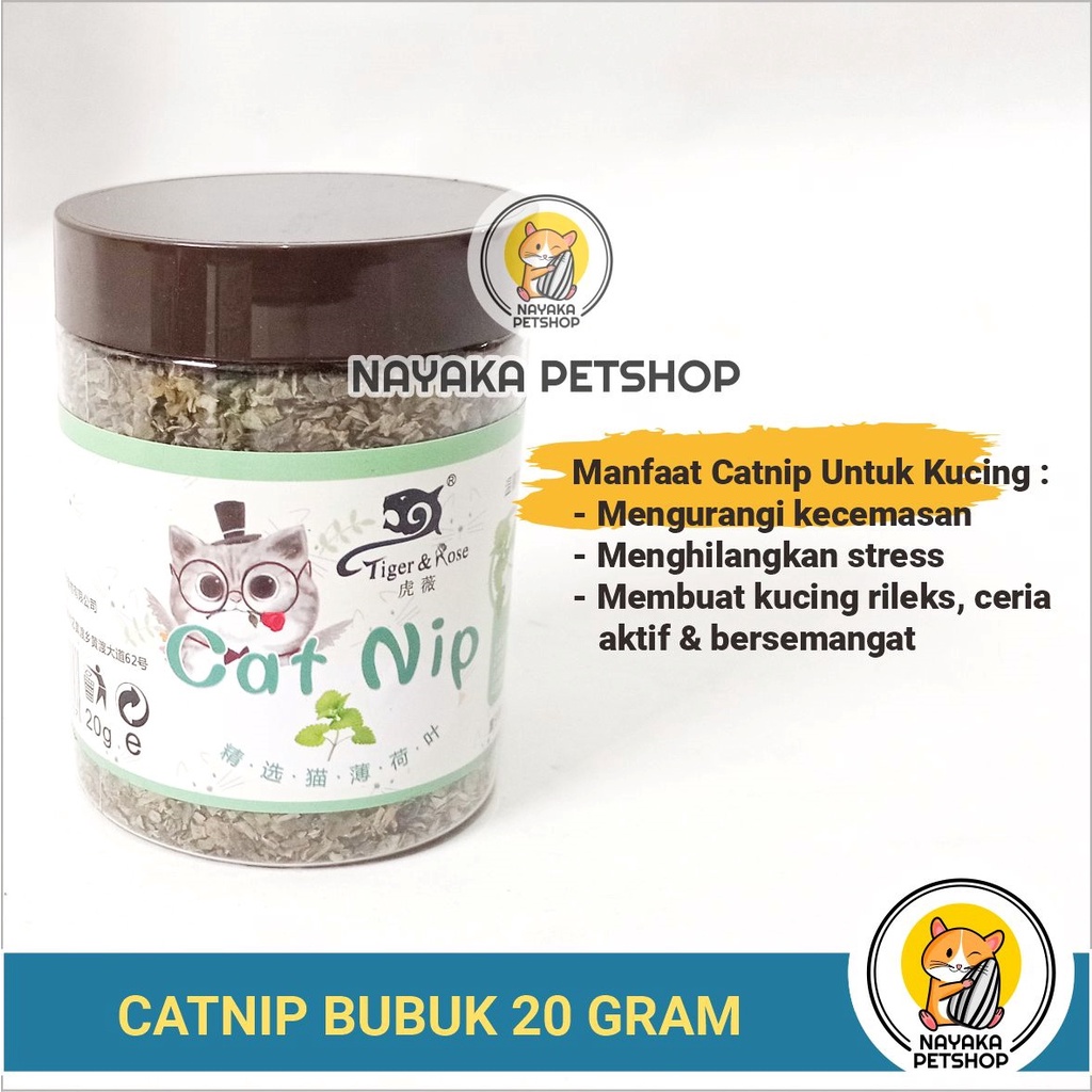 Catnip Serbuk Bubuk Cat Nip Kucing Kitten Catmint Powder