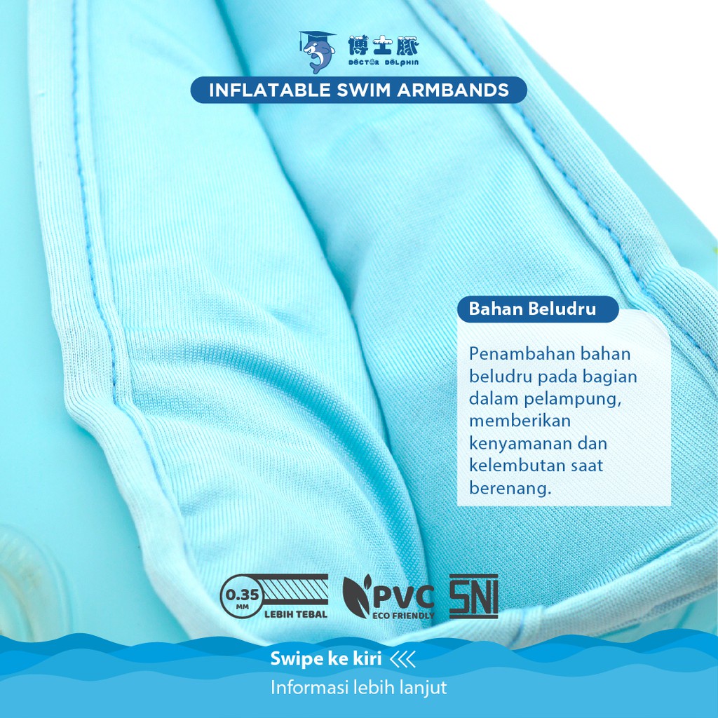 Doctor Dolphin Inflatable Swim Armbands DD04009 - Ban Renang / Pelampung