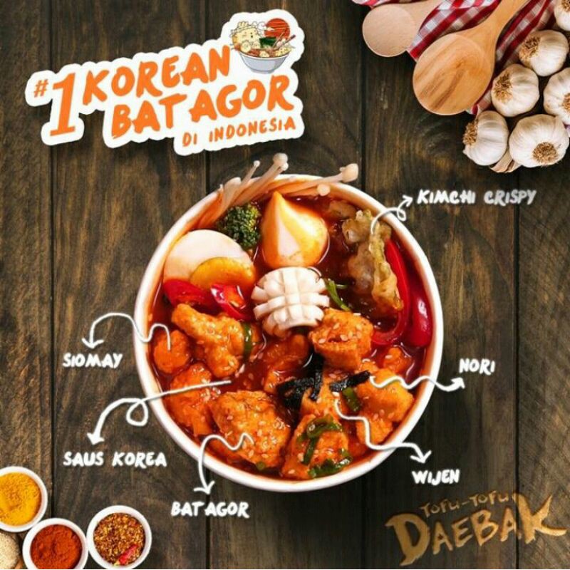 

Tofu - Daebak Batagor instant Korean Spicy
