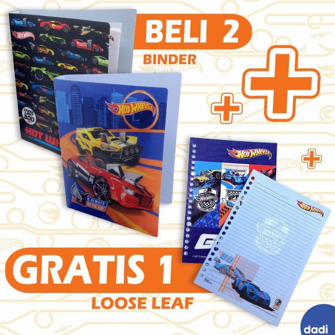 

✨BISA COD✨ Paket Binder Hotwheels - Dadi/Gratis 1 loose leaf