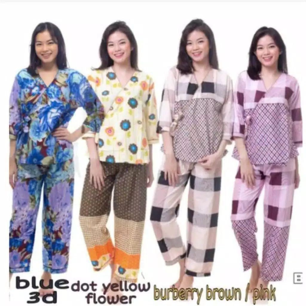 blinqshop baju tidur piyama kimono random