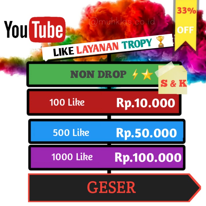 Like YouTube REAL NON DROP [ LIFETIME GUARANTEE ]