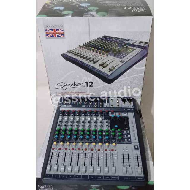 MIXER SoundCraft SIGNATURE 12 Channel GRADE A