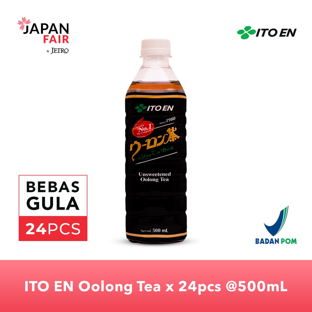 

ITO EN Oolong Tea Unsweetened Teh Oolong 480 ml No Sugar - 24 pcs