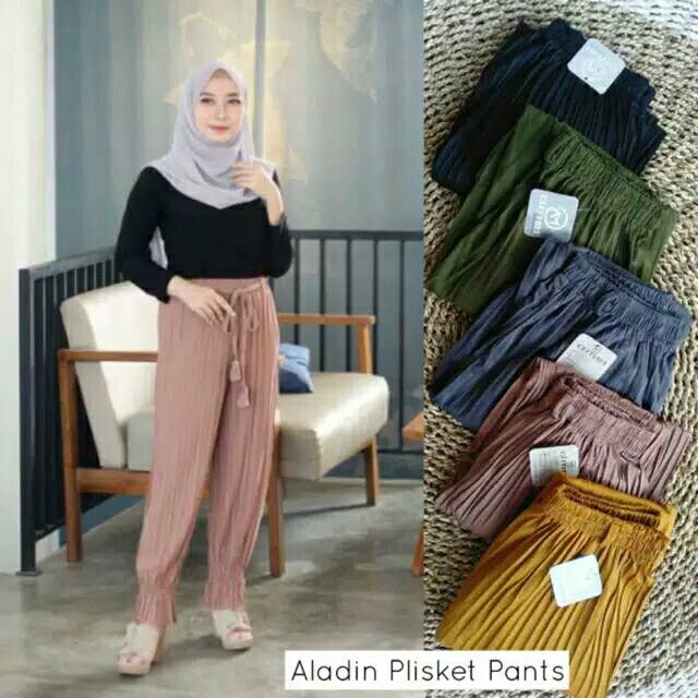 JOGER PLISKET WANITA / CELANA JOGER WANITA / JOGER ALADIN