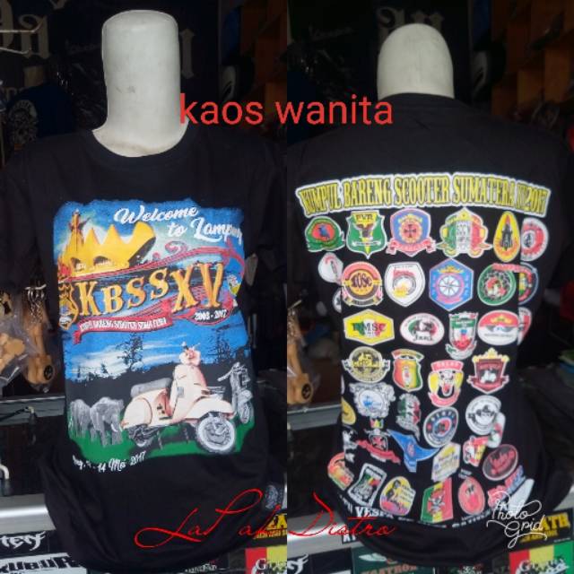 kaos event vespa wanita