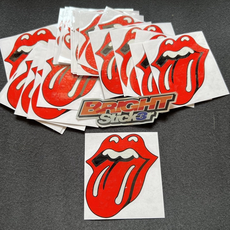 STICKER STIKER LIDAH LOGO ROLLING STONE STICKER BAND CUTTING