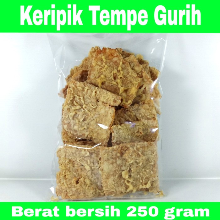 

TERBARU KERIPIK | KRIPIK TEMPE | GURIH | 250 GR | HOME MADE - 1/4 kg