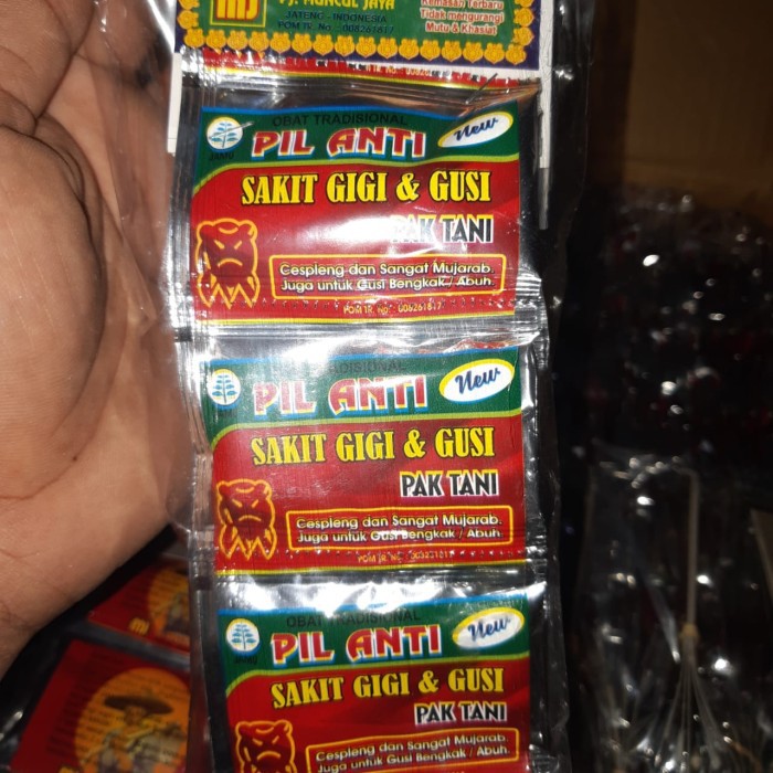

Pil Pak Tani Asli Original Mengobati Sakit Gigi Gusi Bengkak