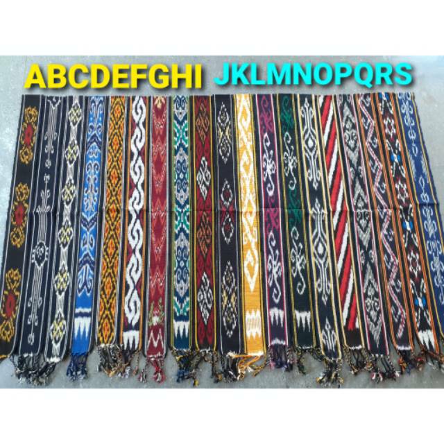 Ikat kepala tenun / Tenun ikat kepala / ikat kepala etnik / ikat dayak / ikat kepala dayak