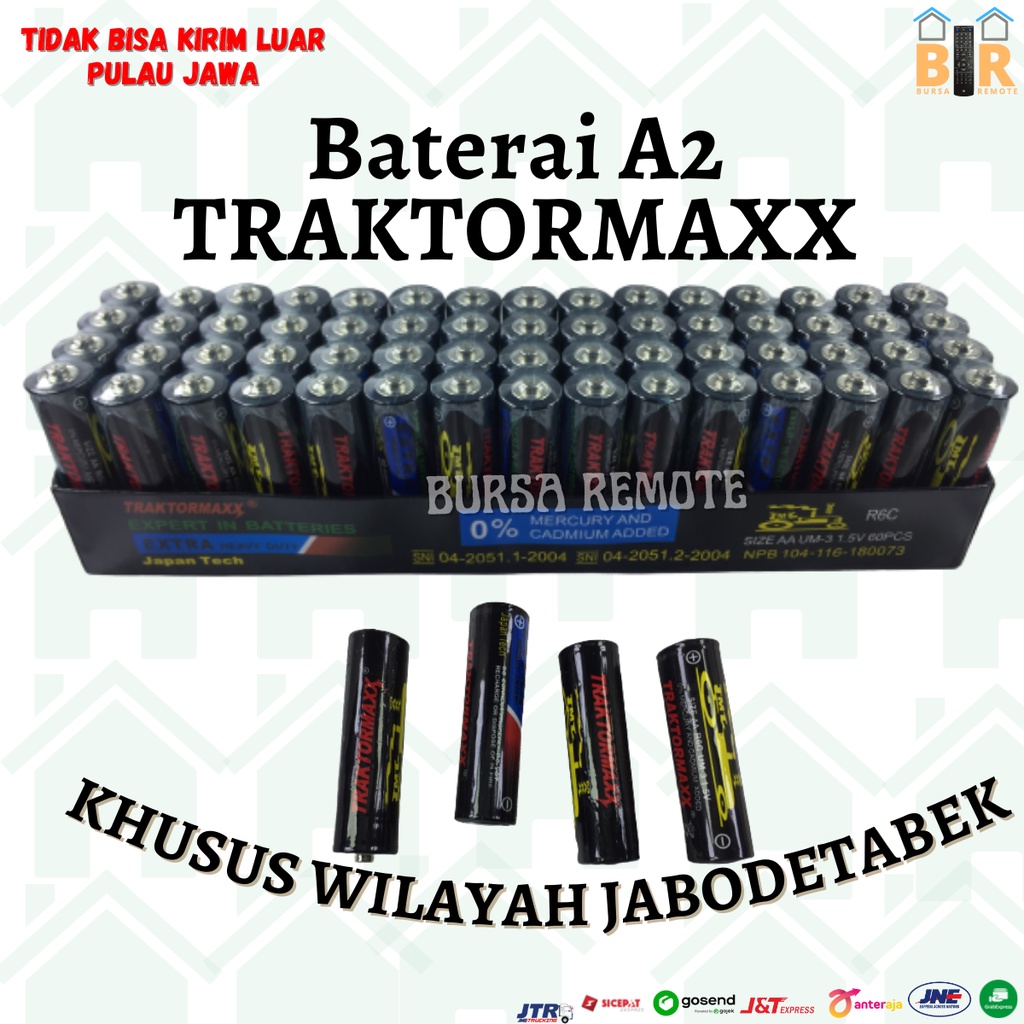 Baterai A2/AA Dan A3/AAA Dynamax Batu Batre Batrai Satuan ISI 4PCS