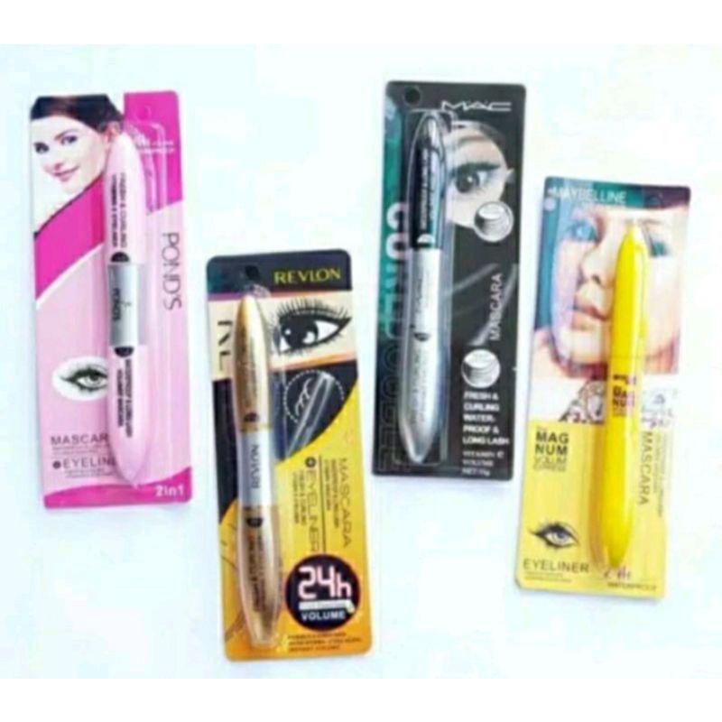 MASKARA 2IN1/ MASKARA + EYELINER