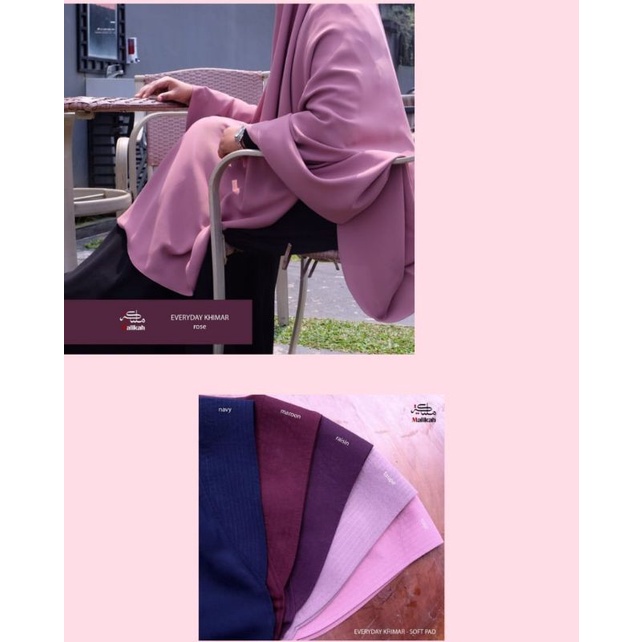 EVERYDAY KHIMAR MALIKAH Daily Khimar Bahan Marzan by Abaya Malikah Anti UV