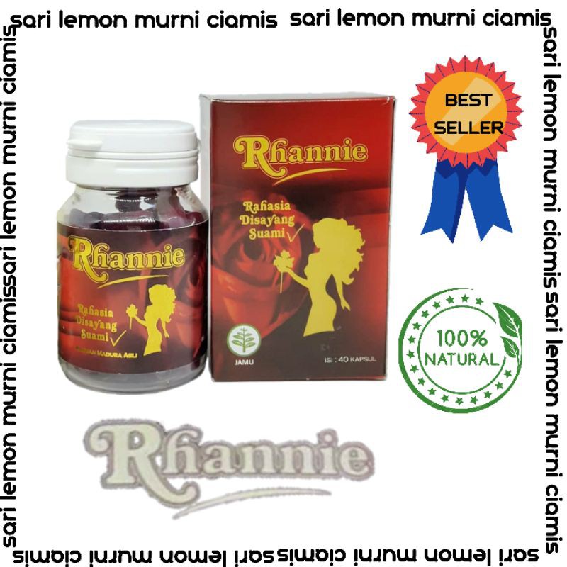 RHANIE RAHASIA WANITA MASA KINI/JAMU OBAT KEPUTIHAN/JAMU ANTI PELAKOR