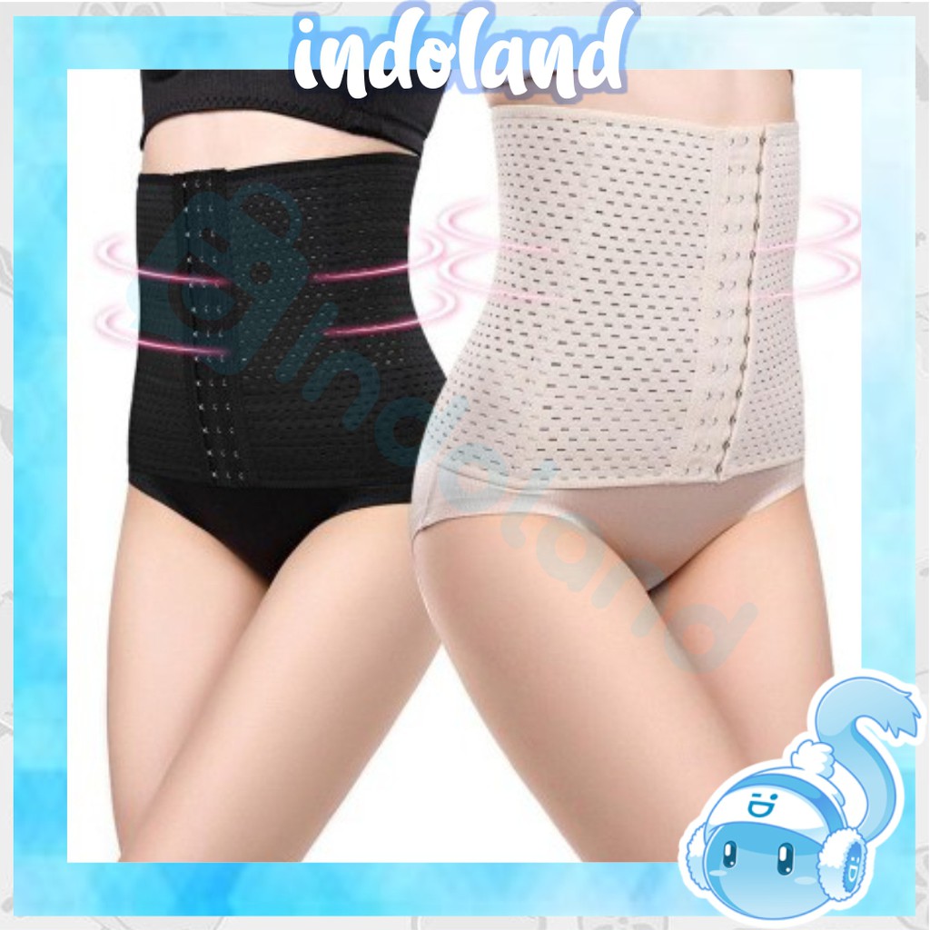 ☀INDOLAND☀ B039 Korset Stagen Pengecil Perut Pasca Melahiran Pelangsing Membentuk Body Slimming Pant