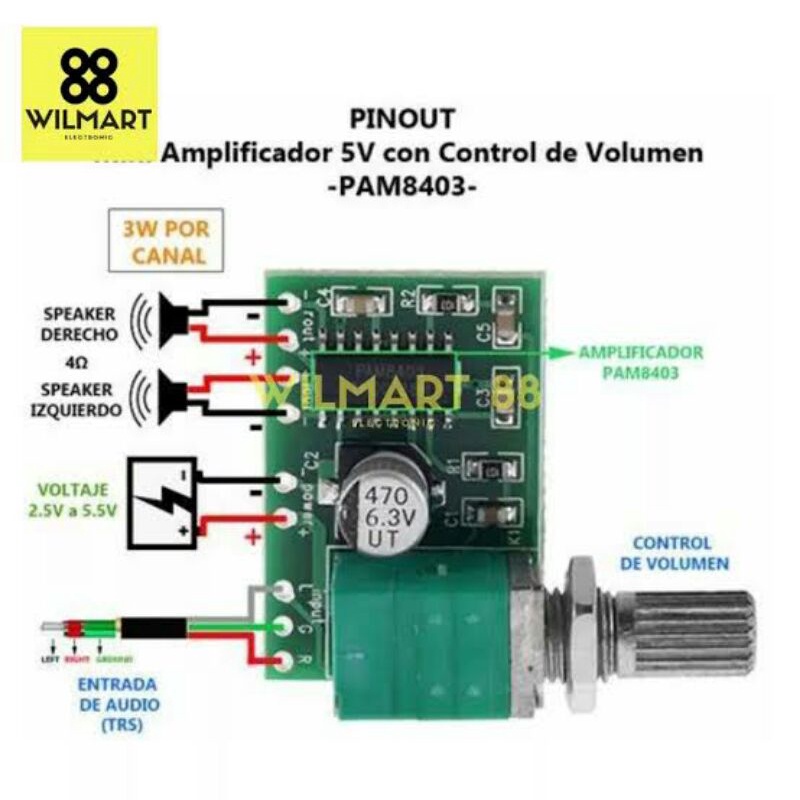 Ampli mini 5V