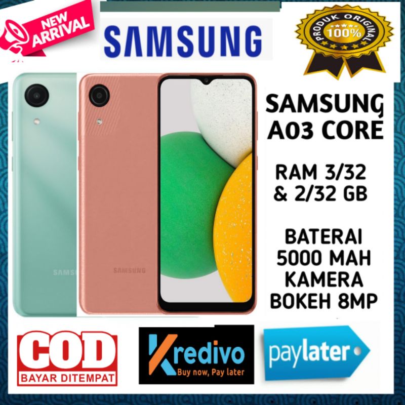 samsung A03 3/32 Gb, baterai 5000 mah garansi resmi 1 tahun-3