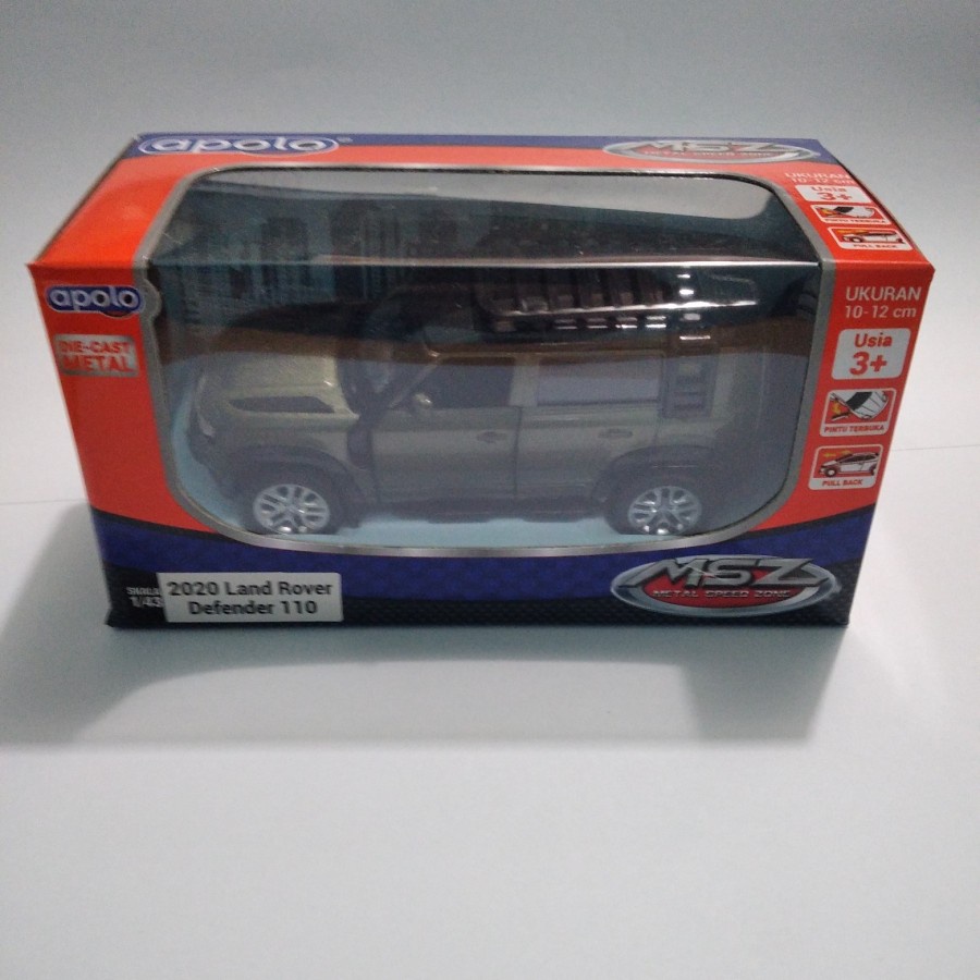 Koleksi Mobil Diecast Apolo MSZ Land Rover Defender 110 2020 Hijau