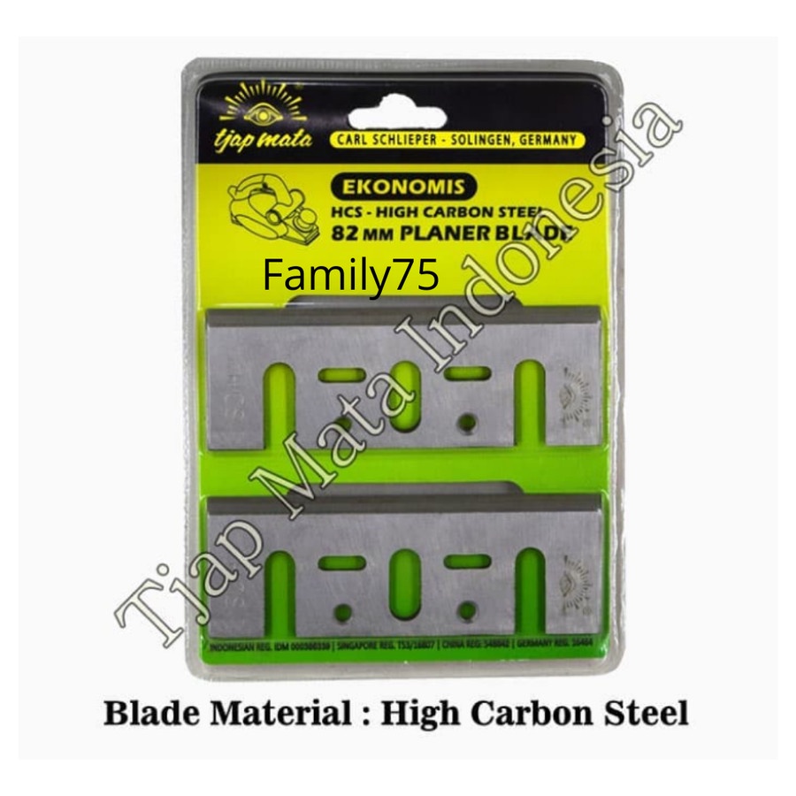 Mata pisau serut kayu planer blade ketam Tjap Mata Cap Mata