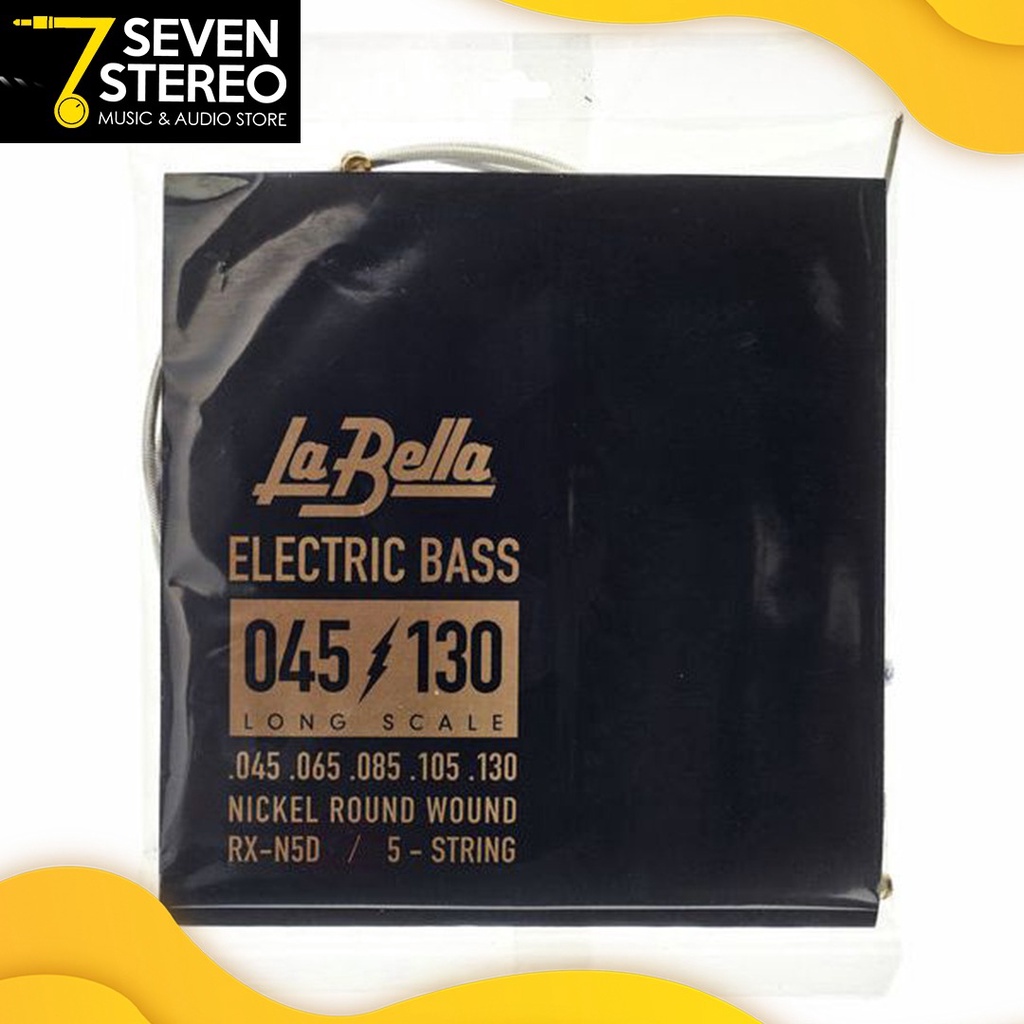 La Bella RX N5D 45-130 Nickel Bass 5 Strings Senar Bass Elektrik