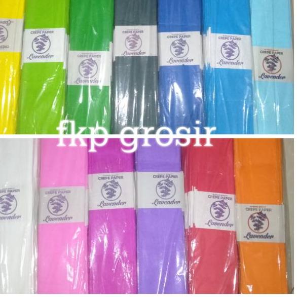 

Langsung Kirim GROSIR PER 25 LEMBAR - KERTAS KREP PANJANG L4R^^