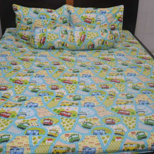 Sprei/ Seprei Katun Lokal Tayo Bus