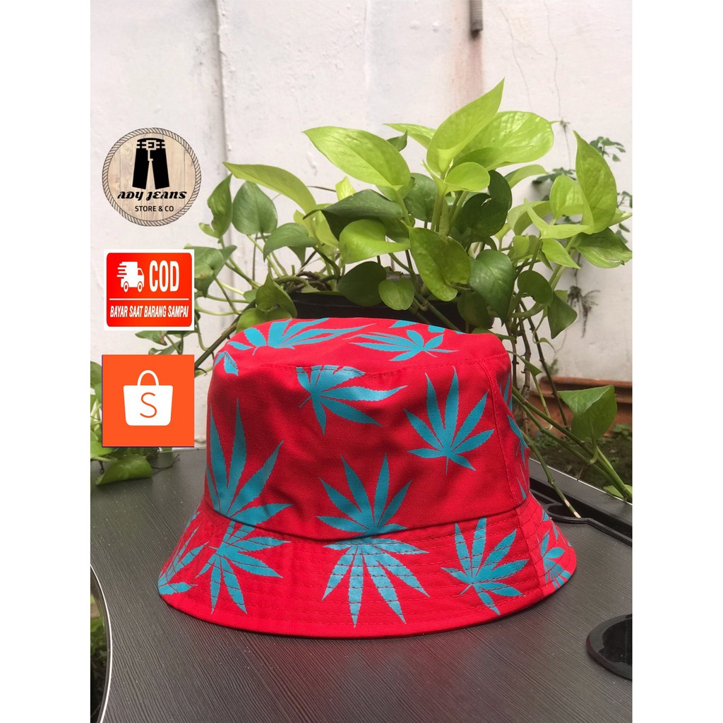 Topi Distro Bucket Sablon Rasta Pria / Topi Bucket Sablon Rasta Distro Pria