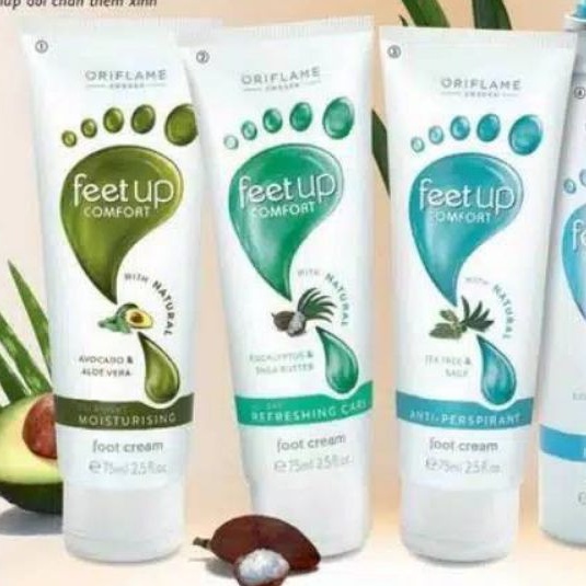 Feet Up Sweet Cherry &amp; Almond Oil/Watermelon/Pineapple &amp; Ginger/Feet Up Comfort Moisturising Avocado &amp; Alloevera// Anti-Perspirant Foot Cream//Feet Up Comfort All Day Refreshing Care Foot Cream/ Feet Up Cracked Heel