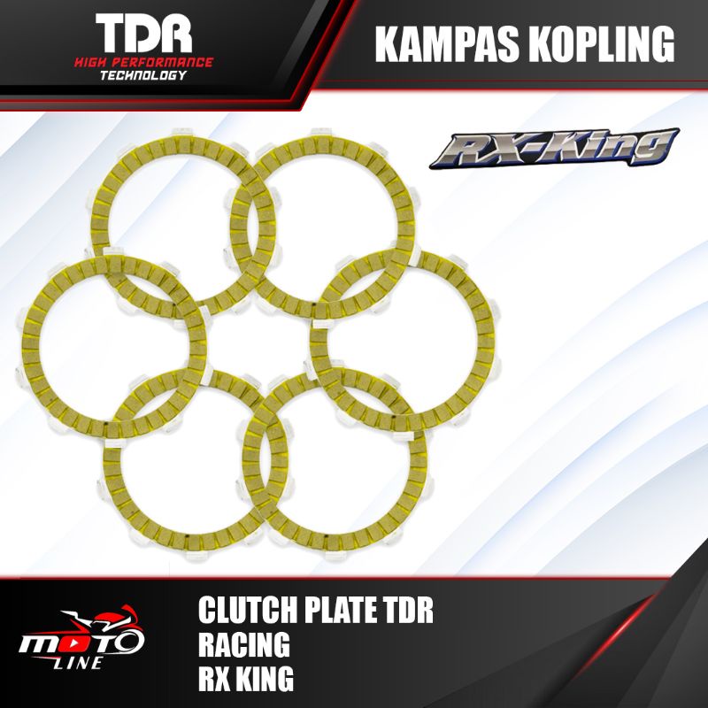 kampas kopling tdr rx king racing