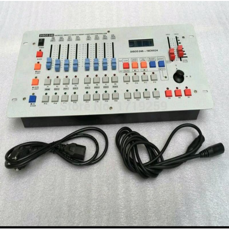mixer lampu parled n beam 24 controler dmx 240