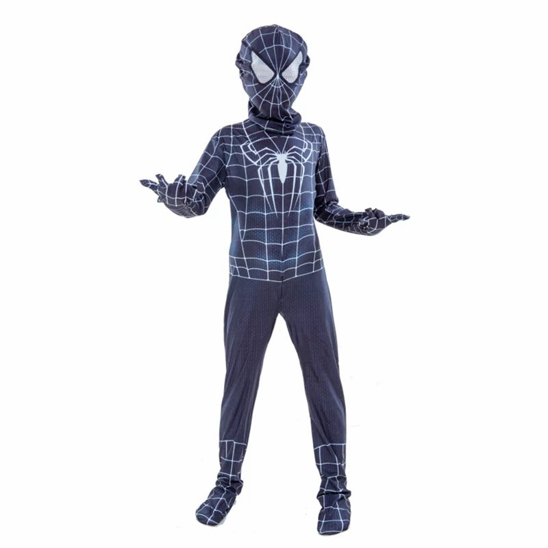 Kostum Spiderman Venom Anak dan Dewasa / Kostum Spiderman hitam/ superhero