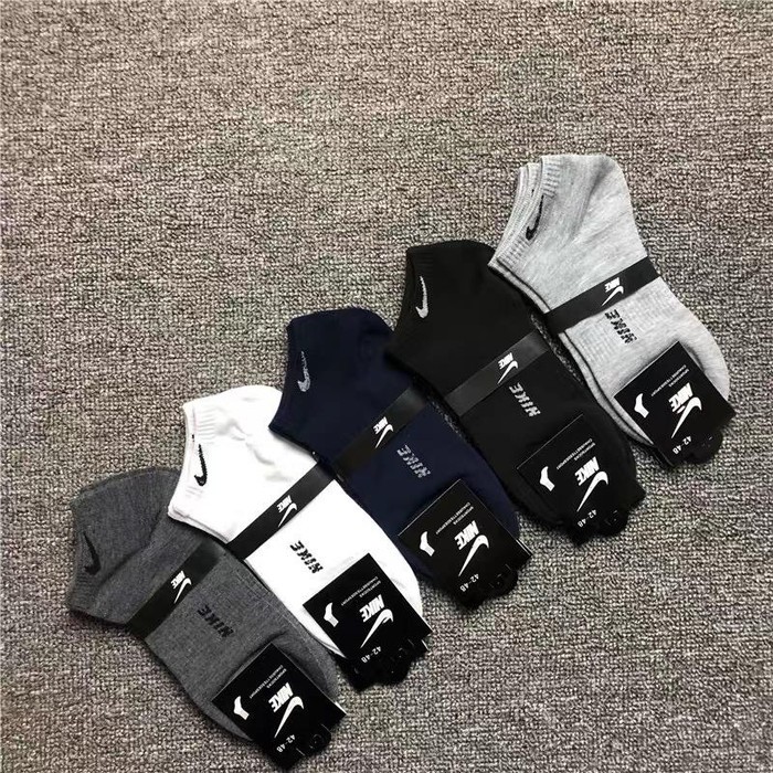 2 Pasang Kaos Kaki Nike Sport Polos Pria Pendek Tebal Motif Ori Elite Grosir Semata Kaki Sepatu