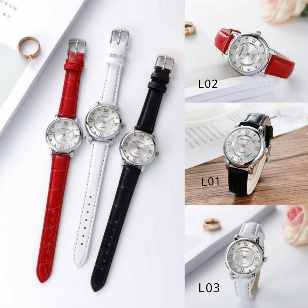CEWEK STAINLESS TAHAN AIR BERKUALITAS TERLARIS//  JIMSHONEY JT 8188 JAM TANGAN WANITA