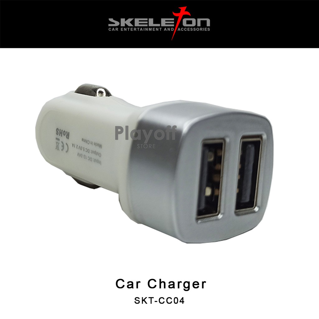 Charger Hp Mobil -  Car Dual USB Lighter SKT CC04