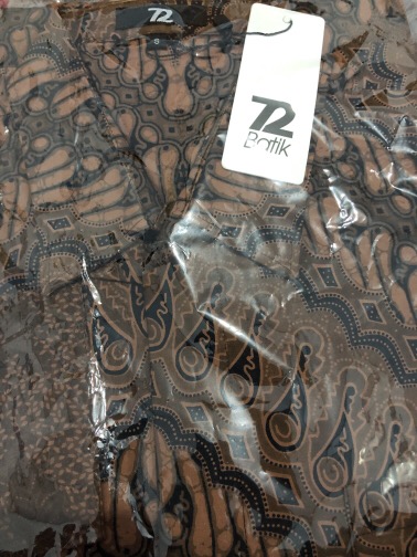 Kemeja Batik Pria Lengan Panjang Premium Parang Seling Kusumo Coklat 726195 Cap 72