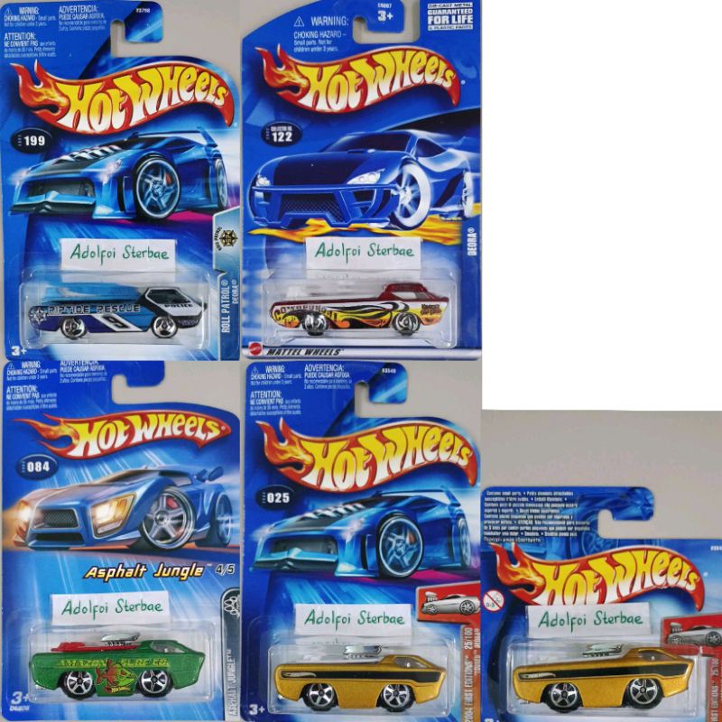 hotwheels hot wheels tooned deora roll patrol police rip tide rescue 2004 first editions asphalt jun