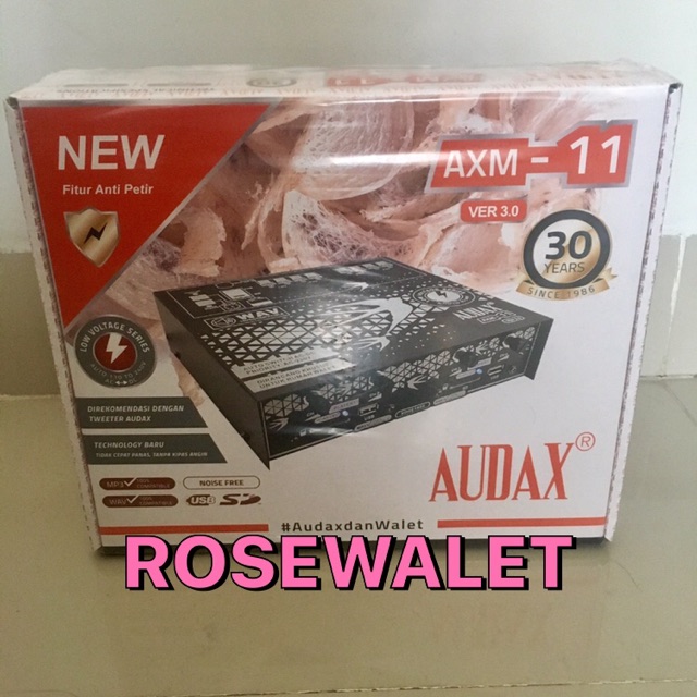 AXM 11 VERSI 3 AMPLI WALET AUDAX ASLI ANTI PETIR