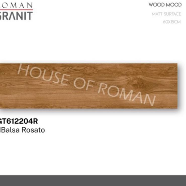 Model Baru Granit Lantai Motif Kayu/dBalsa Rosato 15x60/GT612205R/Keramik Lantai Kayu Vynil/Keramik Roman/Granit Roman Kayu/Granit Roman/Granit Kayu