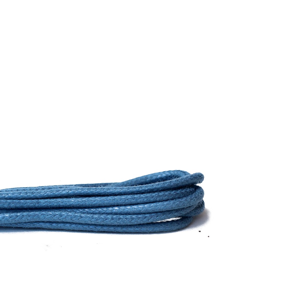 MR Shoelaces RD31 Dark Cyan Sian Tua Tali Sepatu Lilin 2-3mm Bulat Round 50cm 60cm 70cm 80cm 90cm 100cm 120cm 150cm (Waxed Laces) - Premium Shoelace