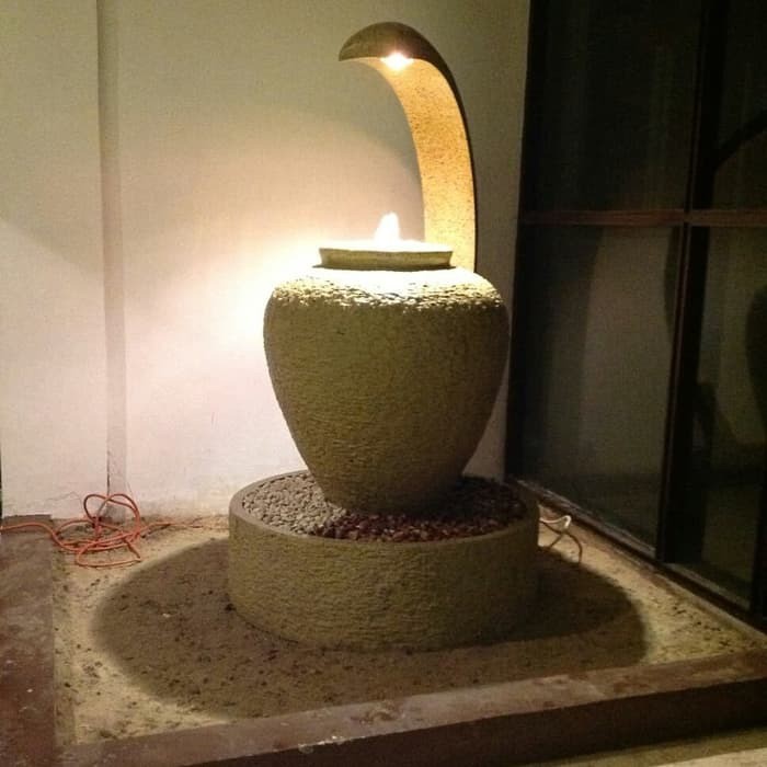 Air Mancur Premium Tiang Lampu