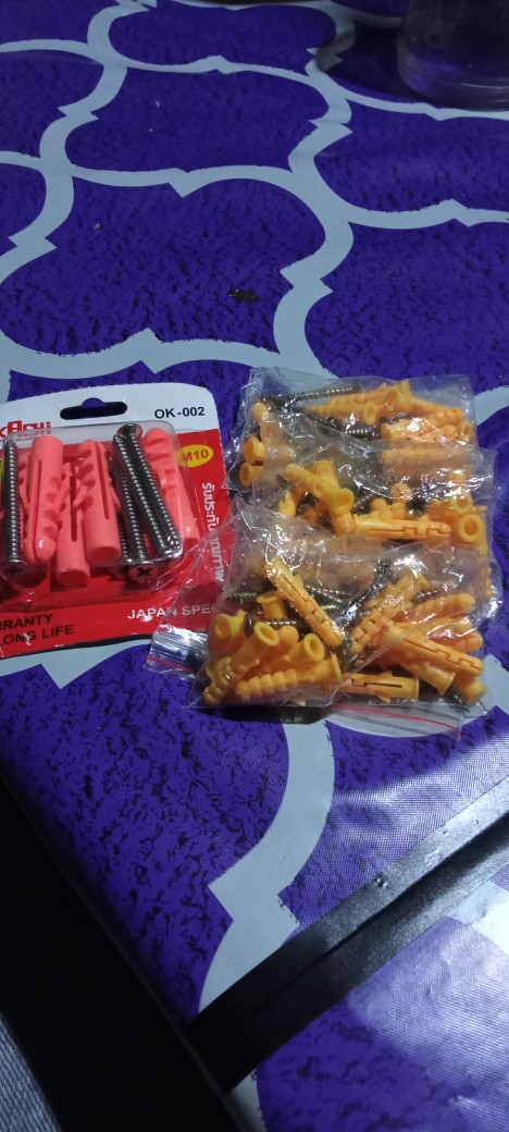 Sekrup Fisher Set S6 / Fiser Skrup Set S6  / Fisher S6 /fiser Paku/baut