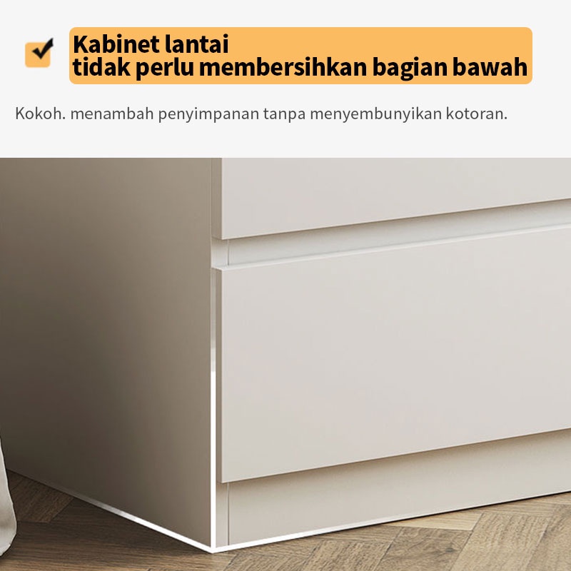 Weyon Sakura lemari laci/rak laci/rak laci susun/Kabinet Laci/Rak Penyimpanan Multifungsi/drawer/4-Tier Laci Kabinet(F15A）