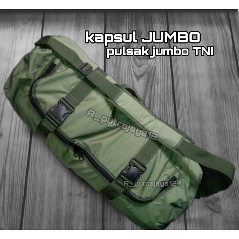 tas kapsul jumbo pulsak TNI /tas penyesak jumbo kapsul