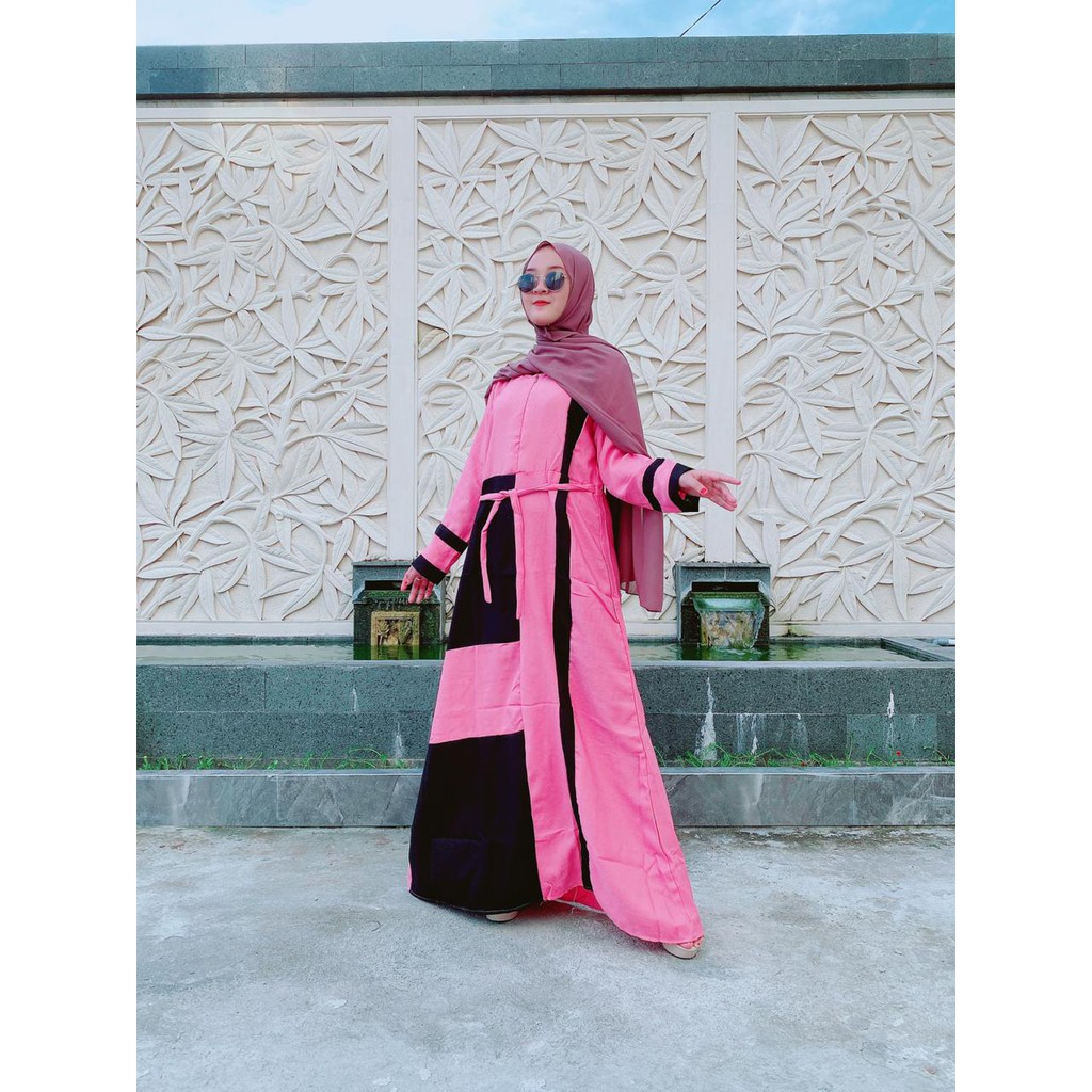 GAMIS POLOS MOSCREPE PREMIUM TERLARIS NADINE