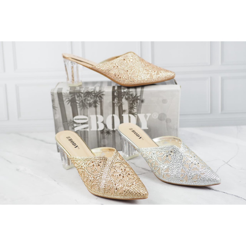 SANDAL HEELS PESTA WANITA NOBODY 0051-11 TERBARU SANDAL PESTA WANITA KEKINIAN SEPATU PESTA WANITA NO