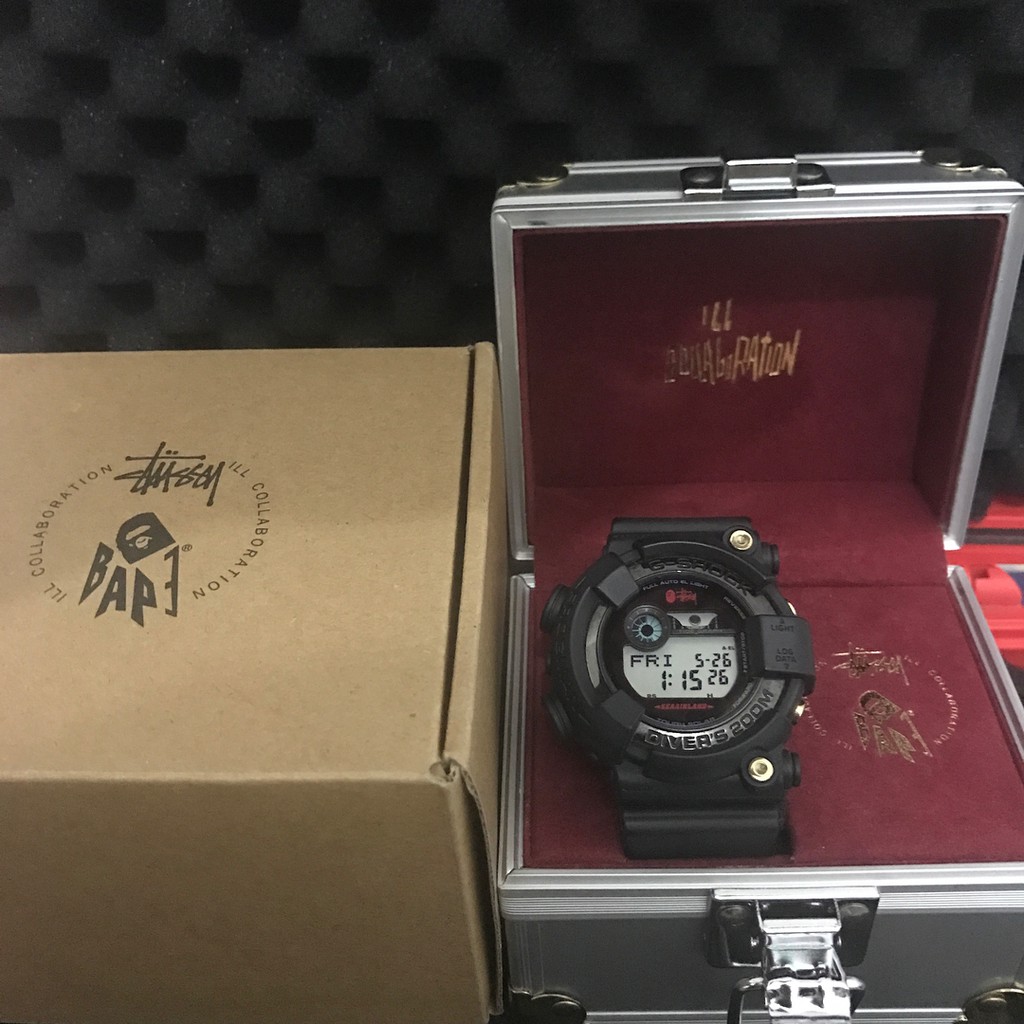 Gshock Frogman Bape x Stussy GF 8250BS