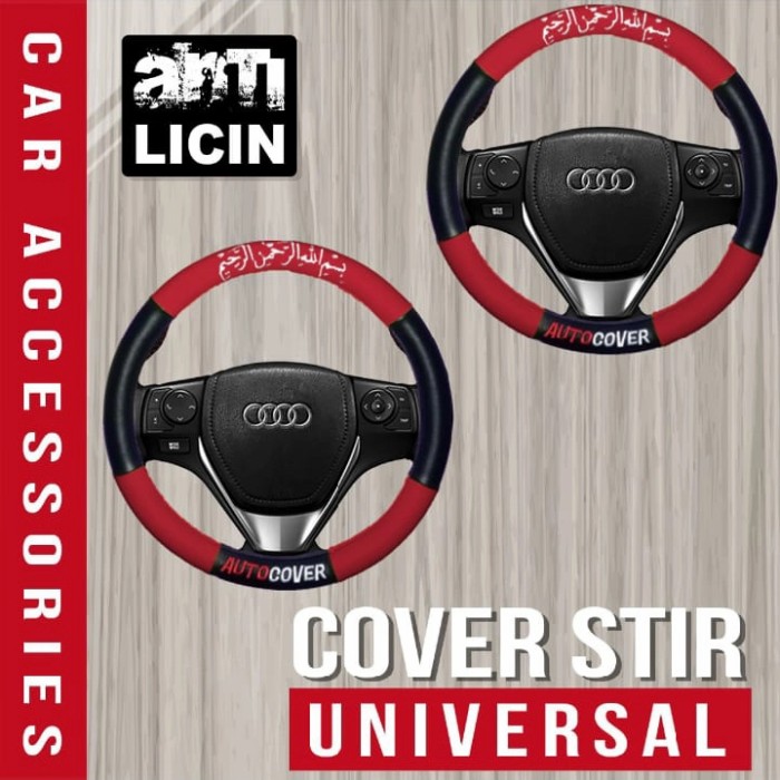 cover stir mobil sarung stir motif BISMILLAH mobil TOYOTA NEW SIENTA