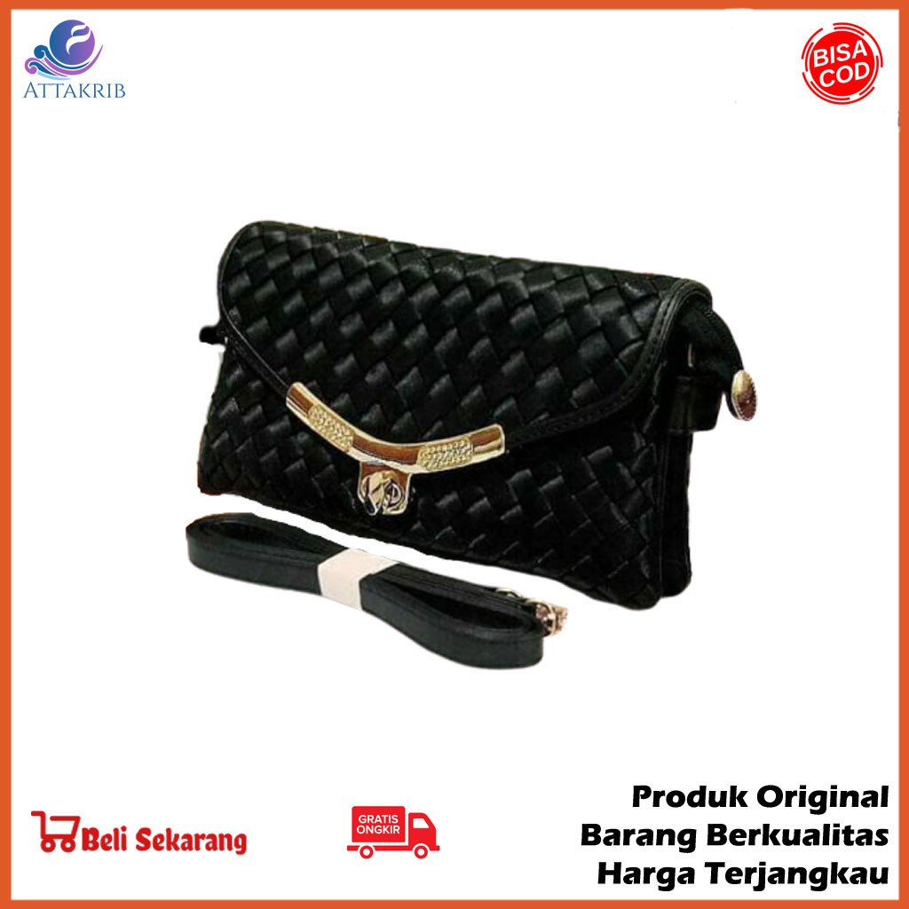 Tas Selempang Rantai Aesthetic Wristlet Bag Polos Tas Slempang Import Tas Bahu Cewek Warna Lilac